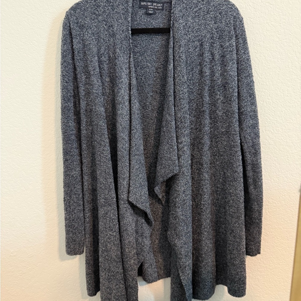 Barefoot Dreams // EUC Navy Open Front Cardigan sz M